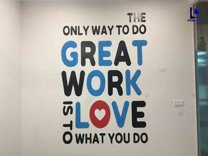 Vẽ tranh tường cho văn phòng trung tâm phần mềm tiếng anh Monkey tại Hà nội