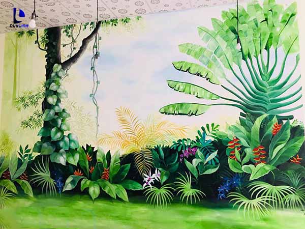Vẽ tranh tường cho Resort, khu du lịch nghỉ dưỡng ấn tượng 