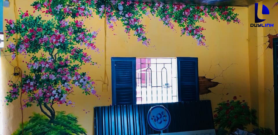 Công trình vẽ tranh tường 3D tại quán trà chanh Định Thành – Yên Định – Thanh Hoá