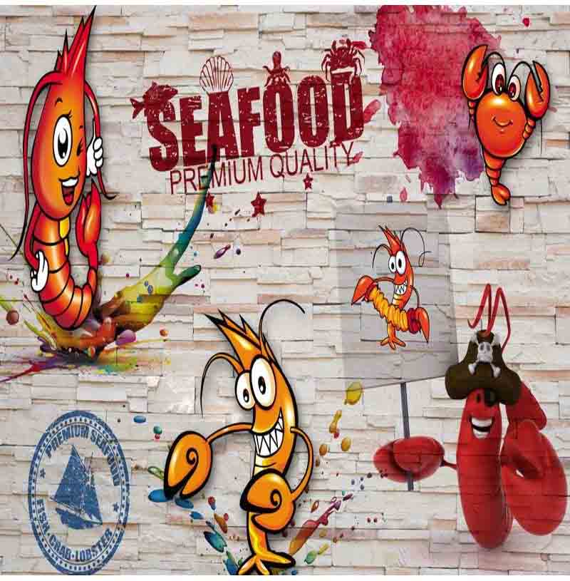 Những mẫu tranh tường cho nhà hàng hải sản